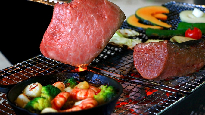 BBQ★最高級のブランド和牛「但馬玄-たじまぐろ」の希少部位3種ブロックを食べ尽くし！